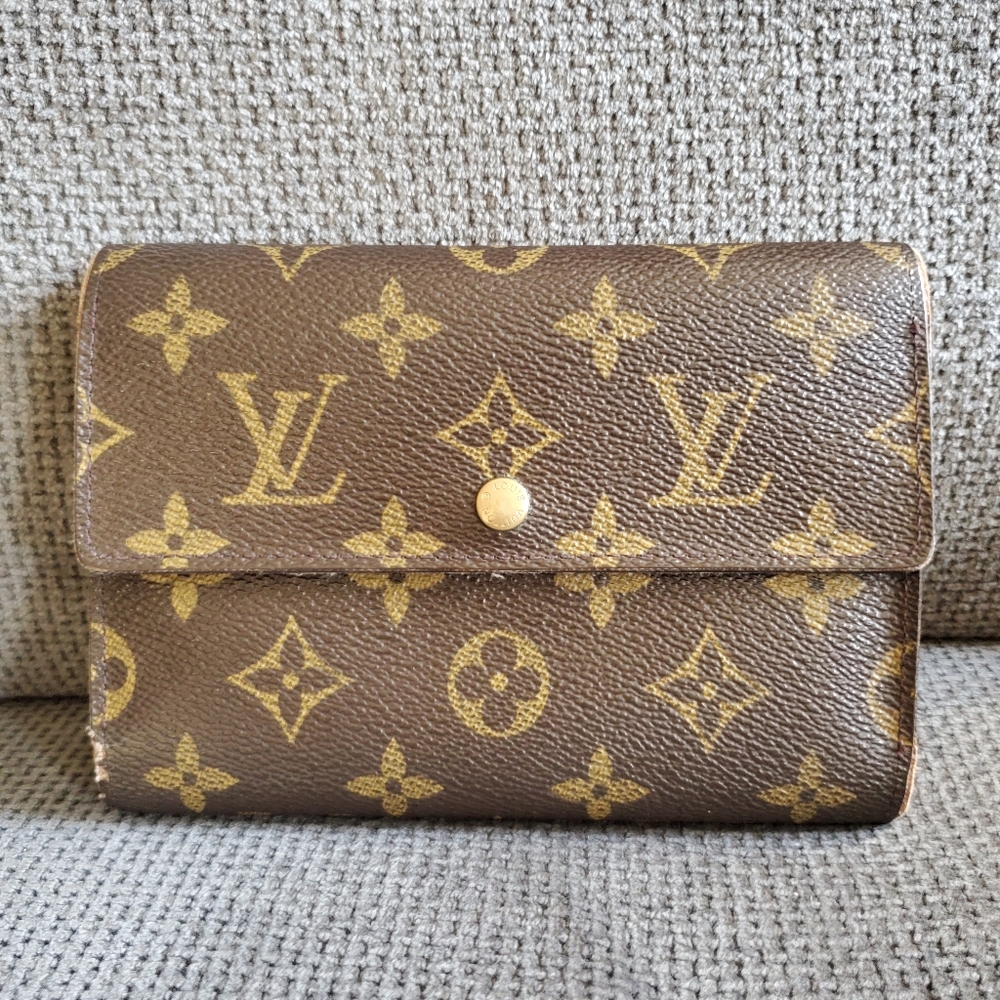 Louis Vuitton leather wallet